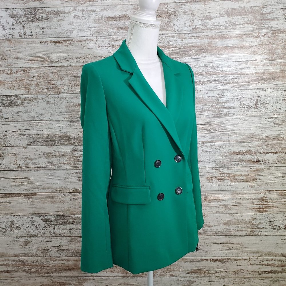 HALOGEN Green Ultra Double Breasted Blazer S - Picture 1 of 12